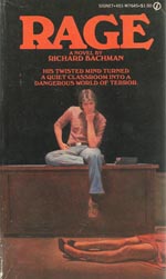 Førsteudgaven af 'Rage', Signet Books 1977.