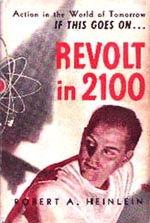 Den amerikanske førsteudgave af 'Revolt in 2100' fra 1953