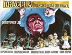 Original plakat til 'Dracula Has Risen from the Grave'.