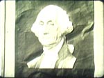 Mrs. Hammonds spionhuller er øjnene i dette George Washington-portræt - gad vide om det mon symboliserer noget?