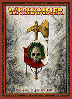 Den nye udgave af selve 'Warhammer Fantasy Battle 7th edition'-regelbogen.